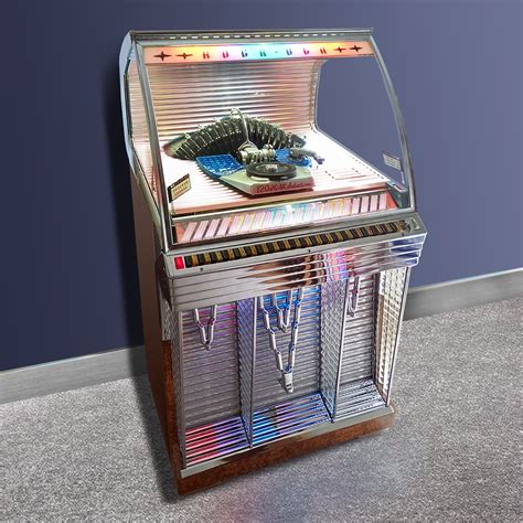 This unit has been serviced and reconditioned by a manufacturing plant trained <b>jukebox</b> techician and is working 100 % and in excellent condition. . Rockola 1448 jukebox for sale